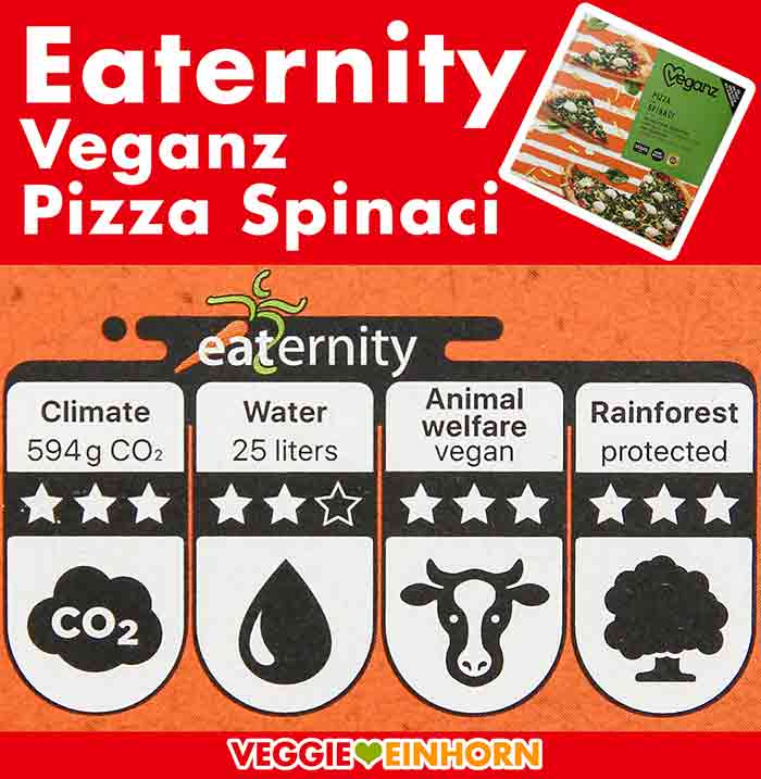 Eaternity Veganz Pizza Spinaci