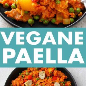 Einfache Vegane Paella mit Artischockenherzen