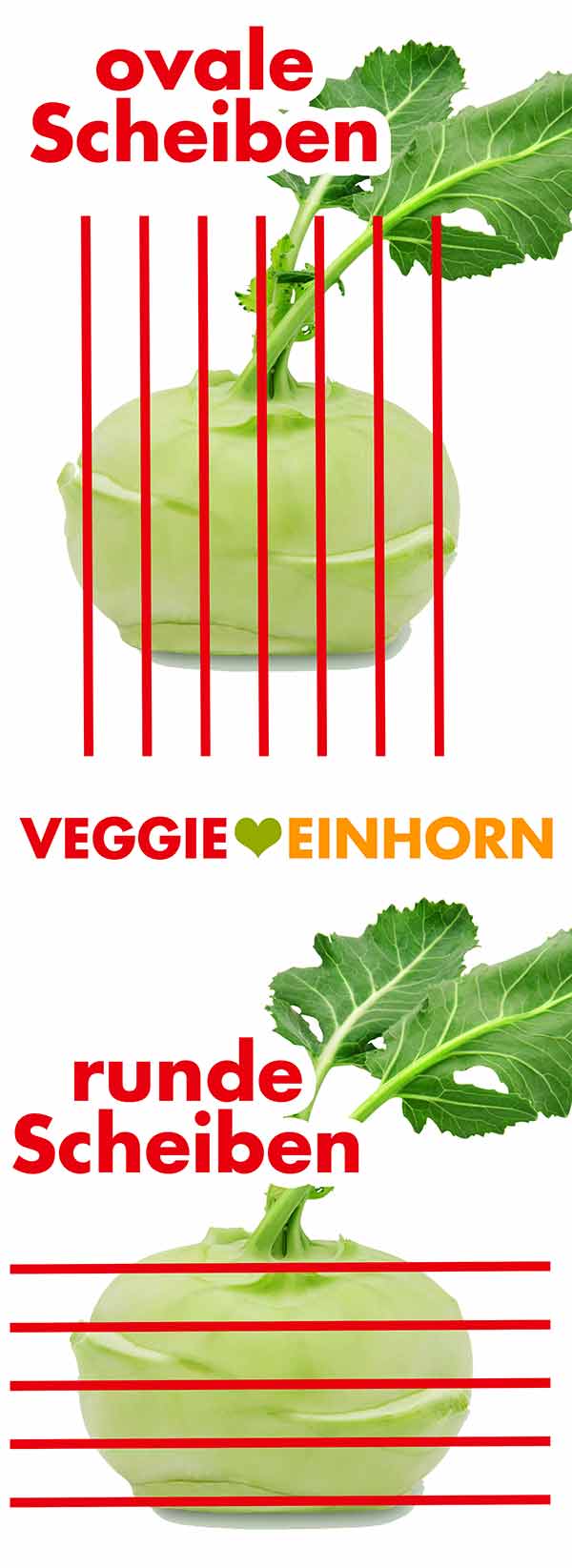 Kohlrabischeiben