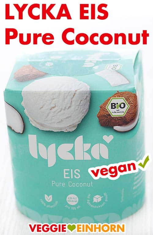 Eine Packung Lycka Eis Pure Coconut