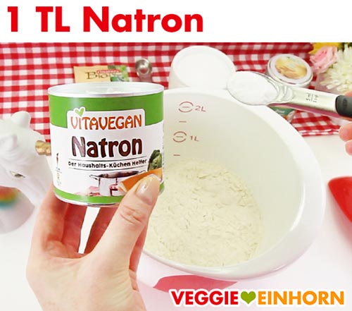 Natron für Zucchinibrot