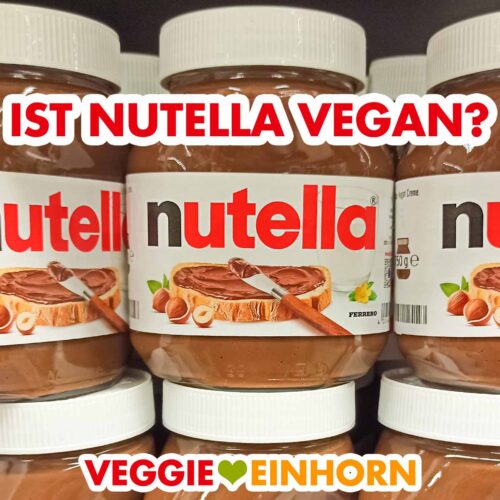 Nutella Gläser im Regal