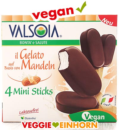 Veganes Eis von Valsoia Mini Sticks