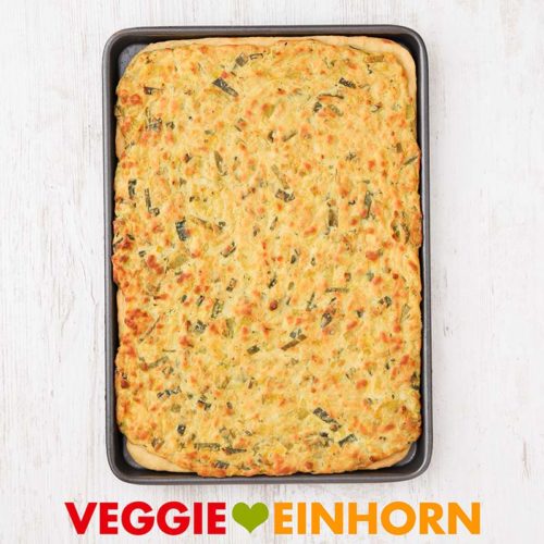 Veganer Lauchkuchen Veganer Lauchkuchen