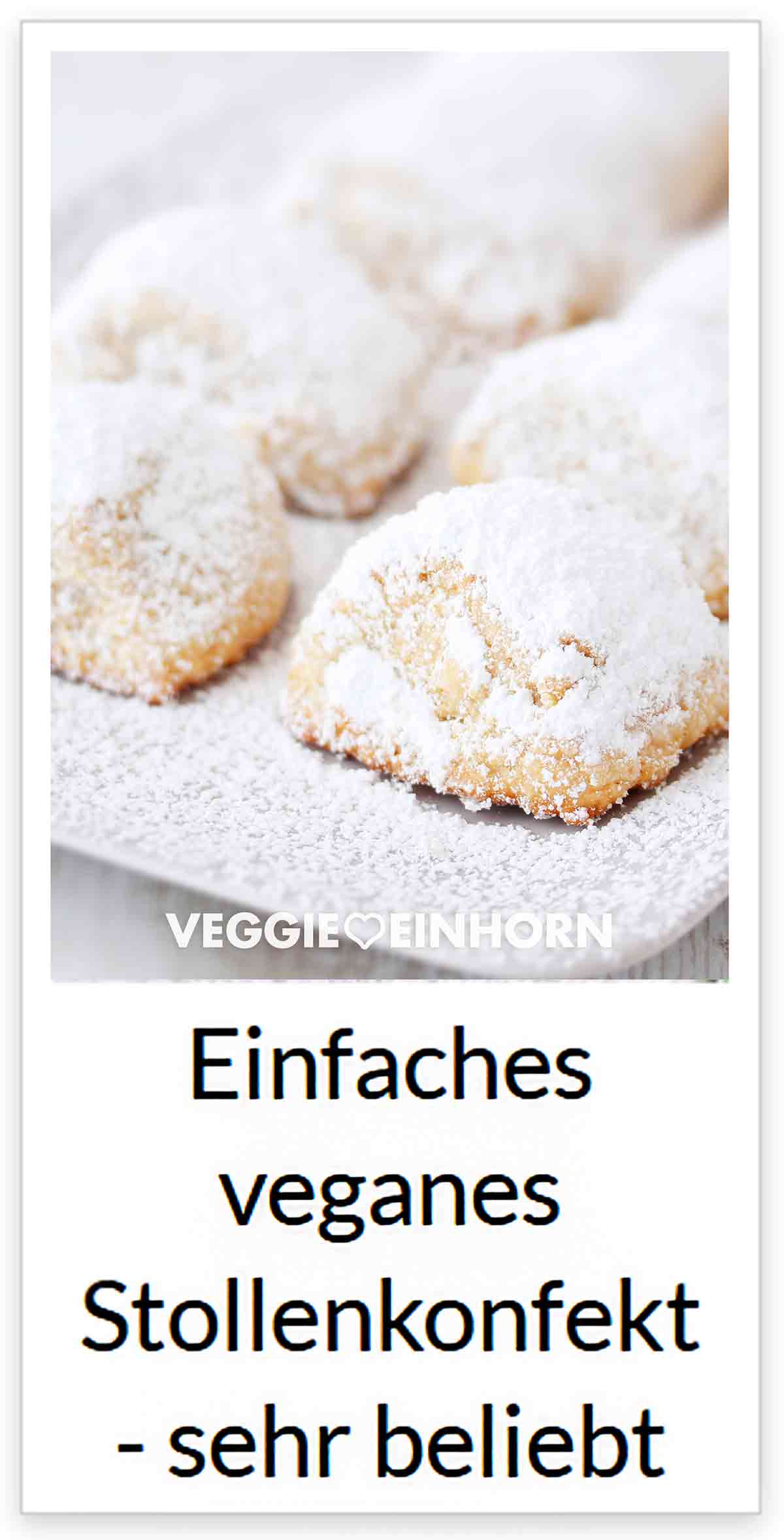 Veganes Stollenkonfekt