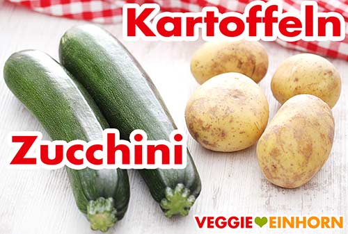 Zucchini und Kartoffeln
