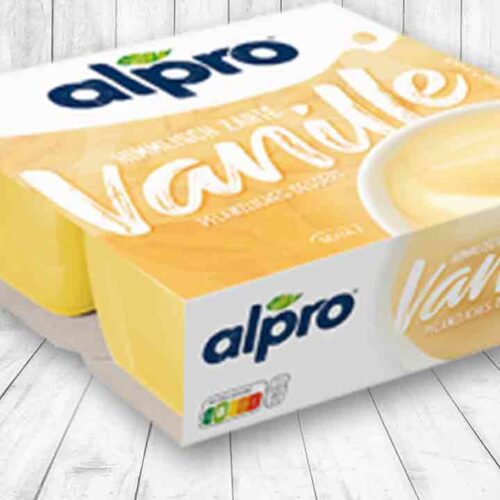 Packung alpro Vanille Pudding