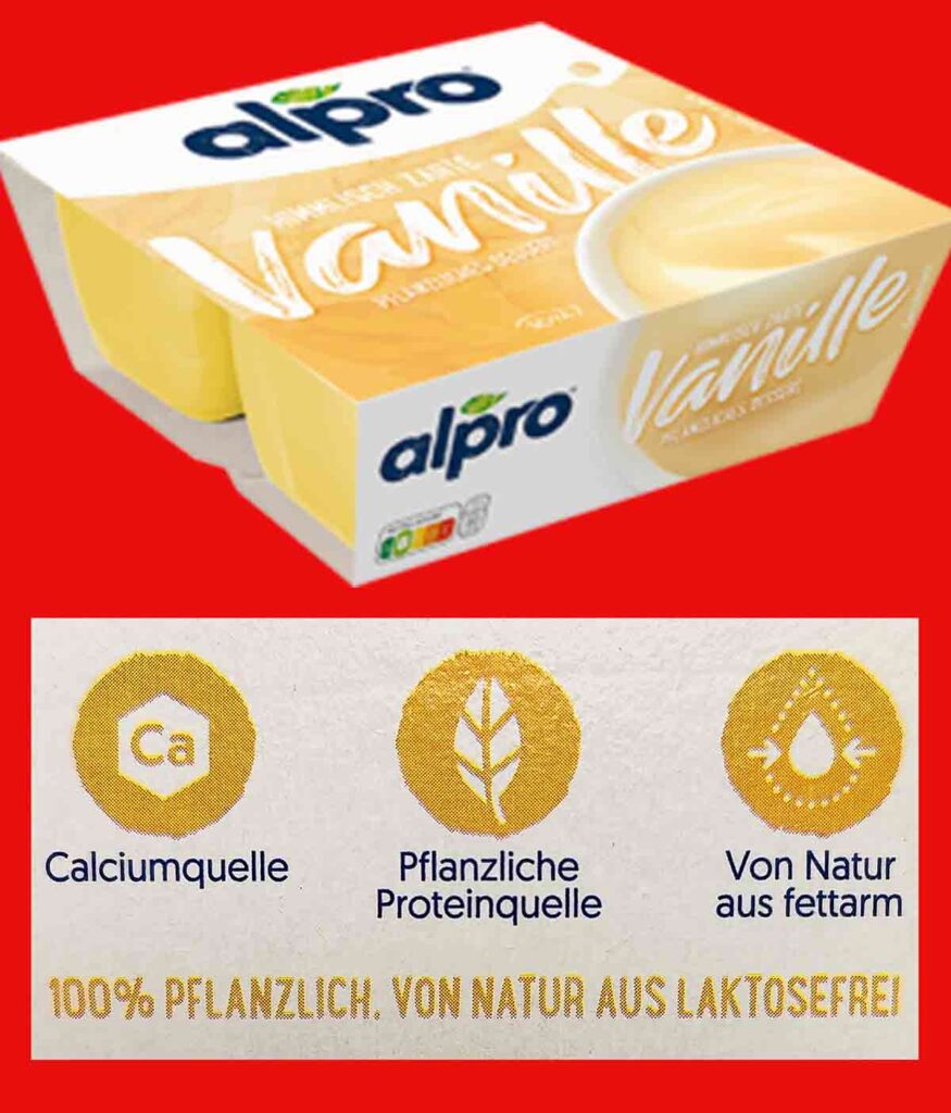 alpro Vanille Pudding