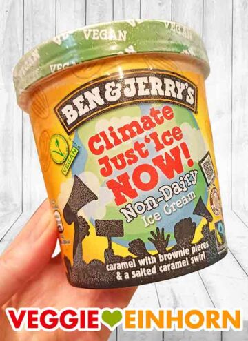 Becher Ben and Jerry's Climate Just'Ice Now