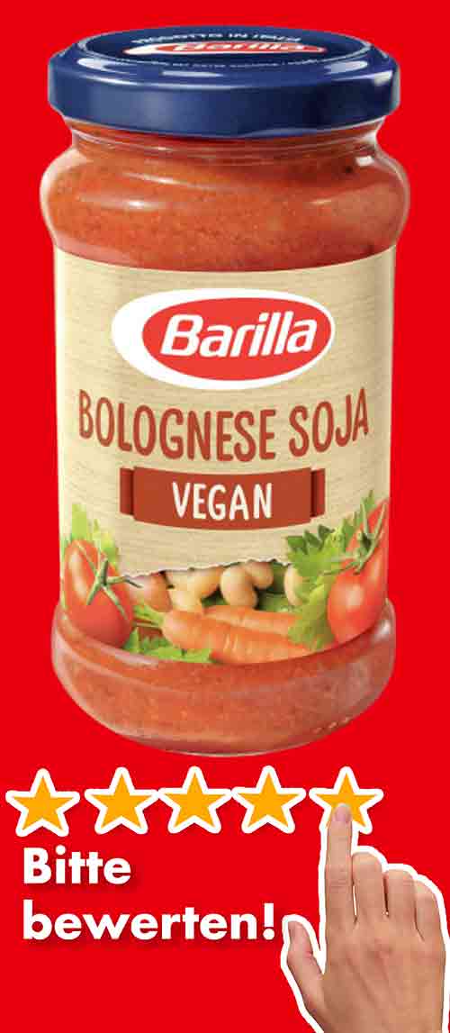 Bewertungen Bolognese Soja Vegan Barilla