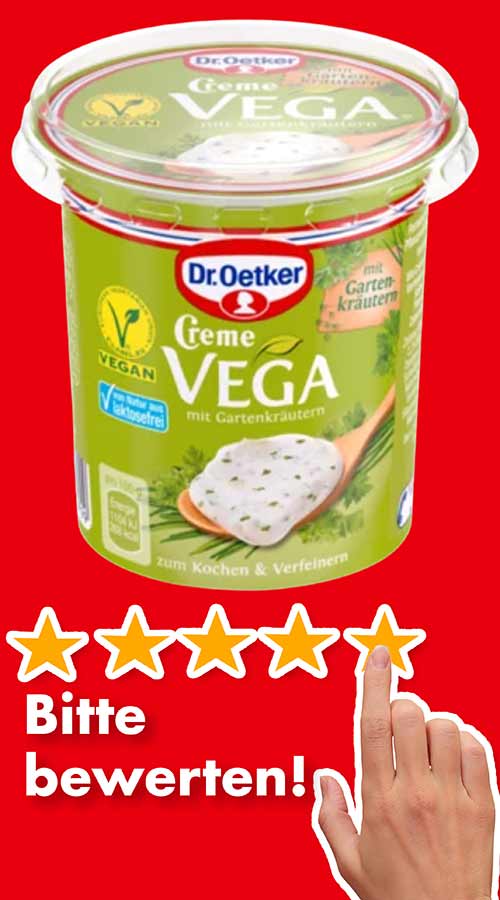 Bewertungen Creme VEGA mit Gartenkräutern