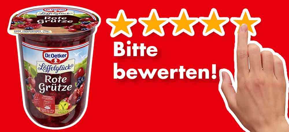 Bewertungen Dr. Oetker Rote Grütze