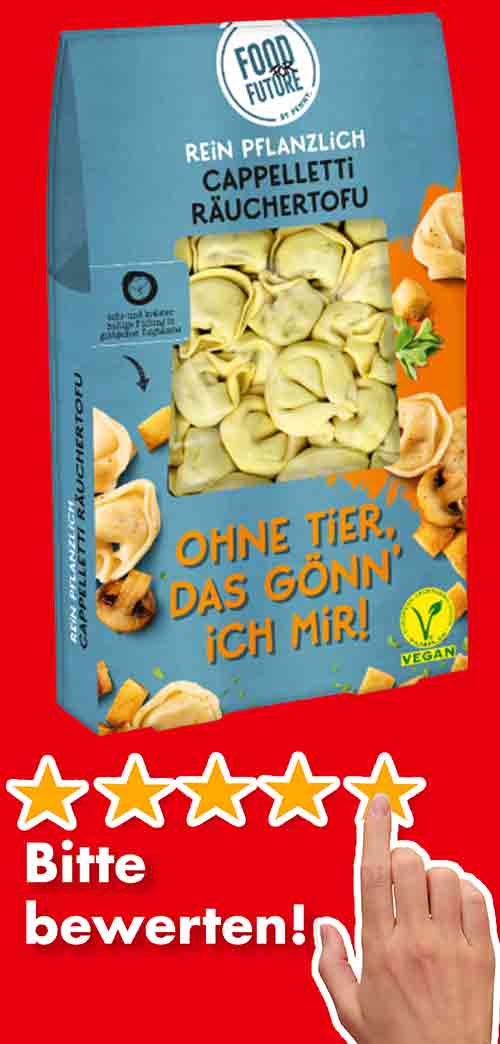 Bewertungen Vegane Cappelletti mit Räuchertofu von Penny