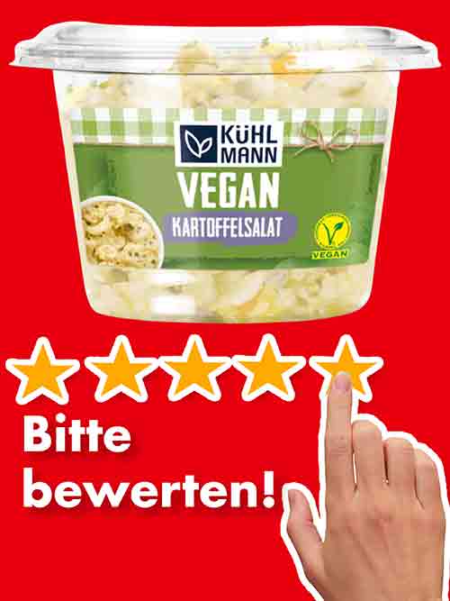 Bewertungen Veganer Kartoffelsalat von Kühlmann