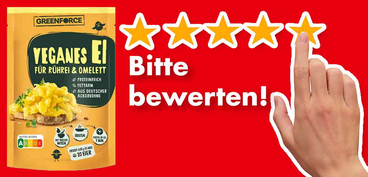 Bewertungen Greenforce Veganes Ei für Rührei und Omelett