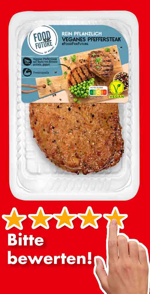 Bewertungen Veganes Pfeffersteak von Penny