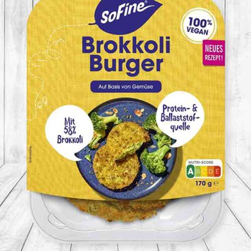 Veganer Brokkoli Burger von SoFine