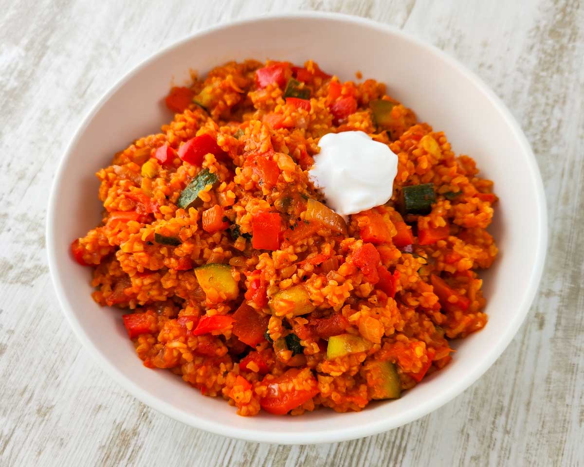 Bulgur mit Gemüse