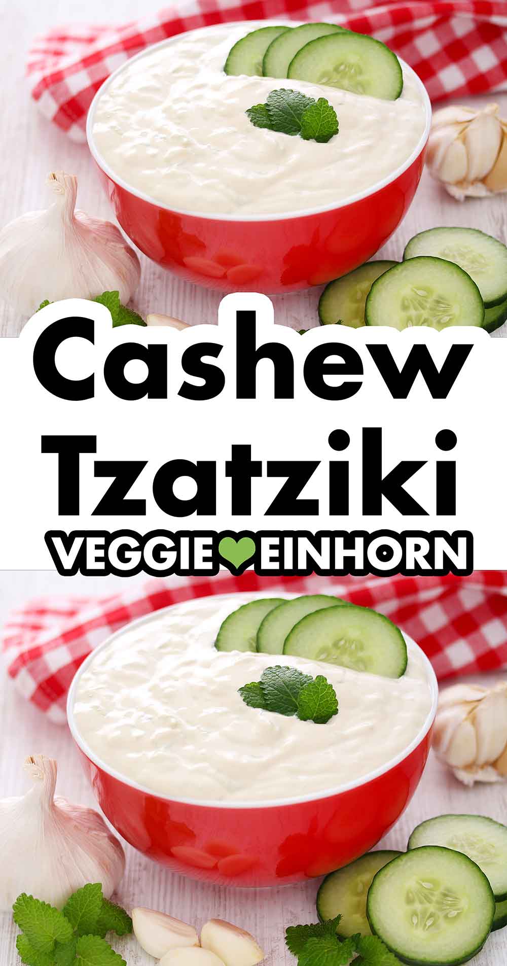 Zaziki vegan aus Cashews und Tofu