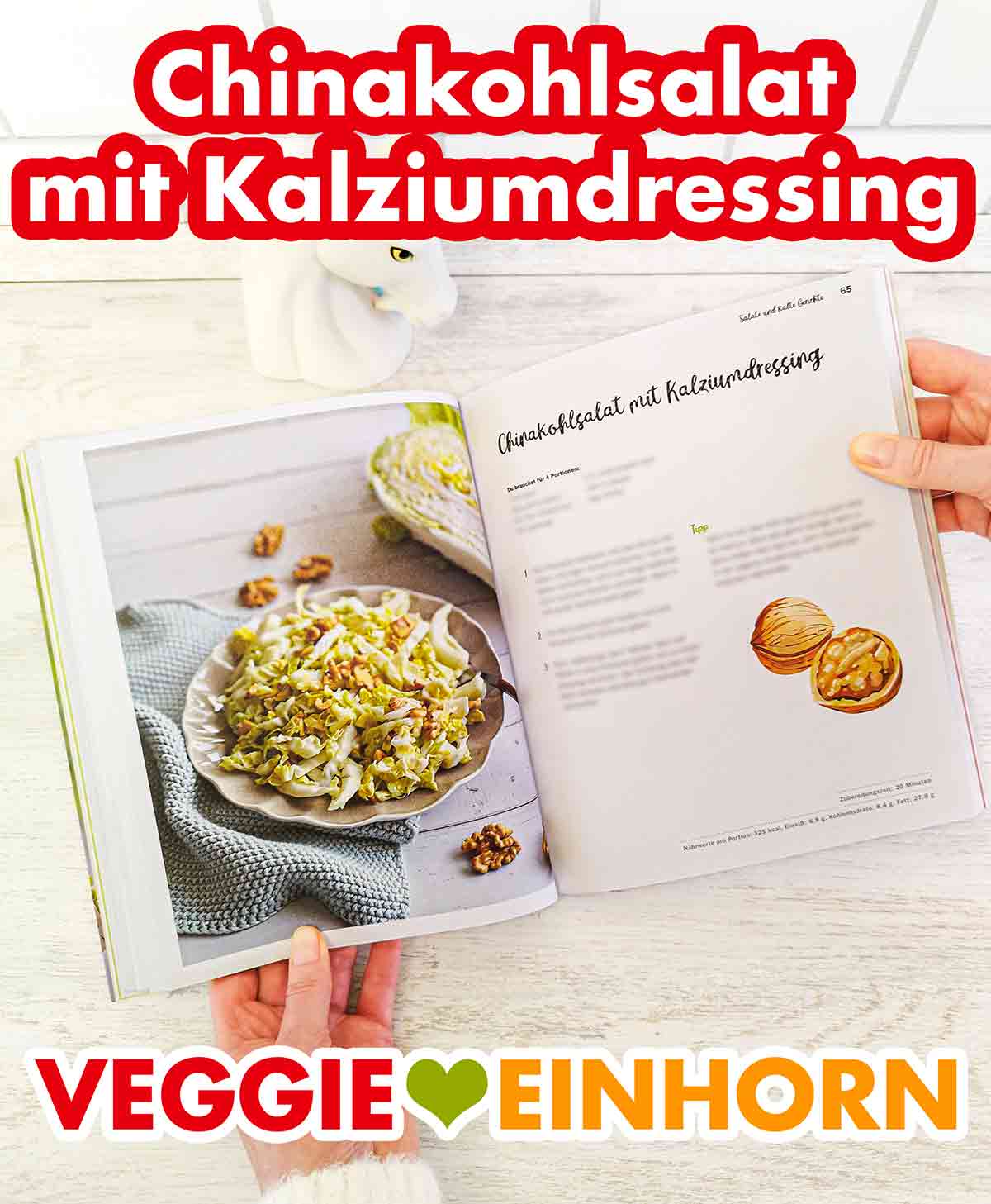 Chinakohl Salat im Kochbuch Ganz entspannt vegan von Carina Wohlleben