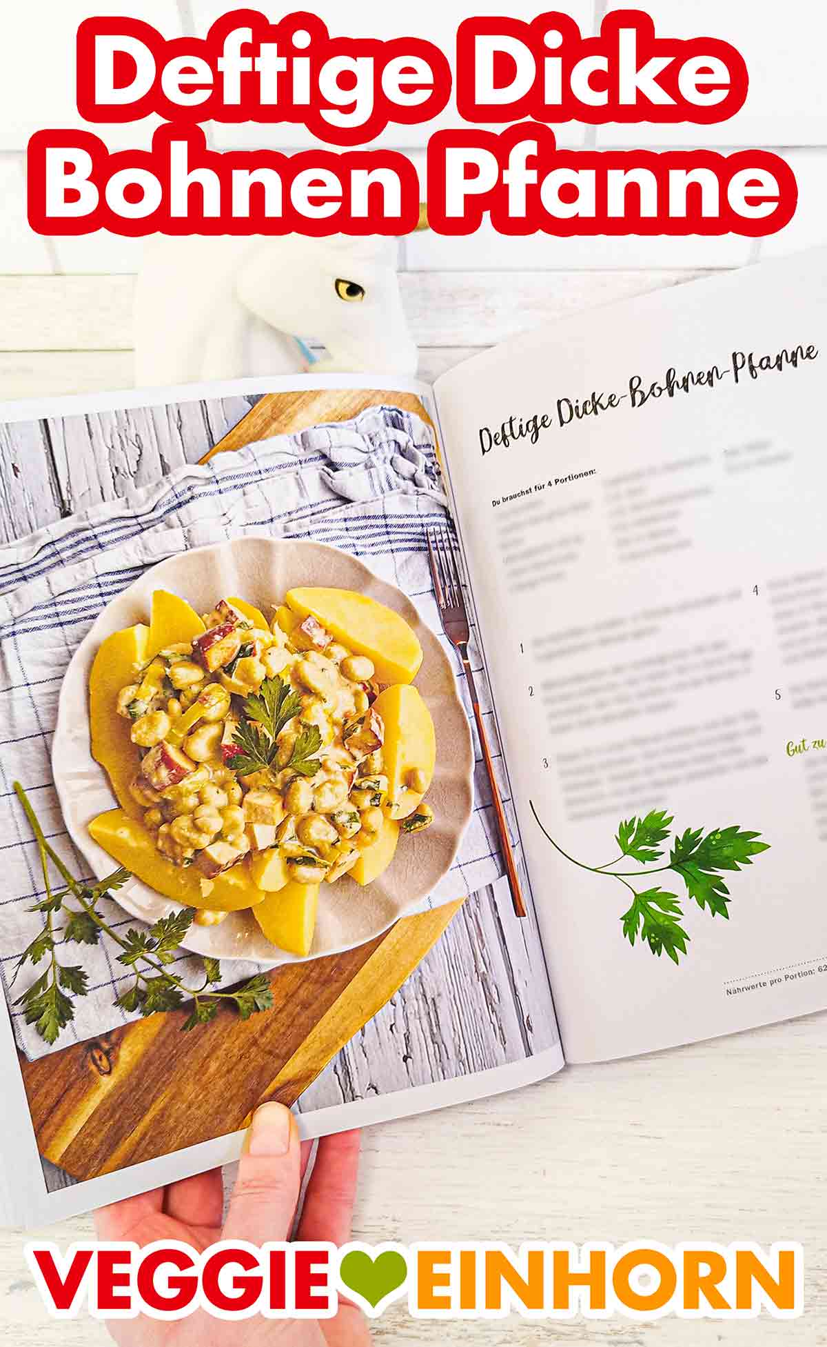 Deftige Dicke-Bohnen-Pfanne im Kochbuch Ganz entspannt vegan von Carina Wohlleben