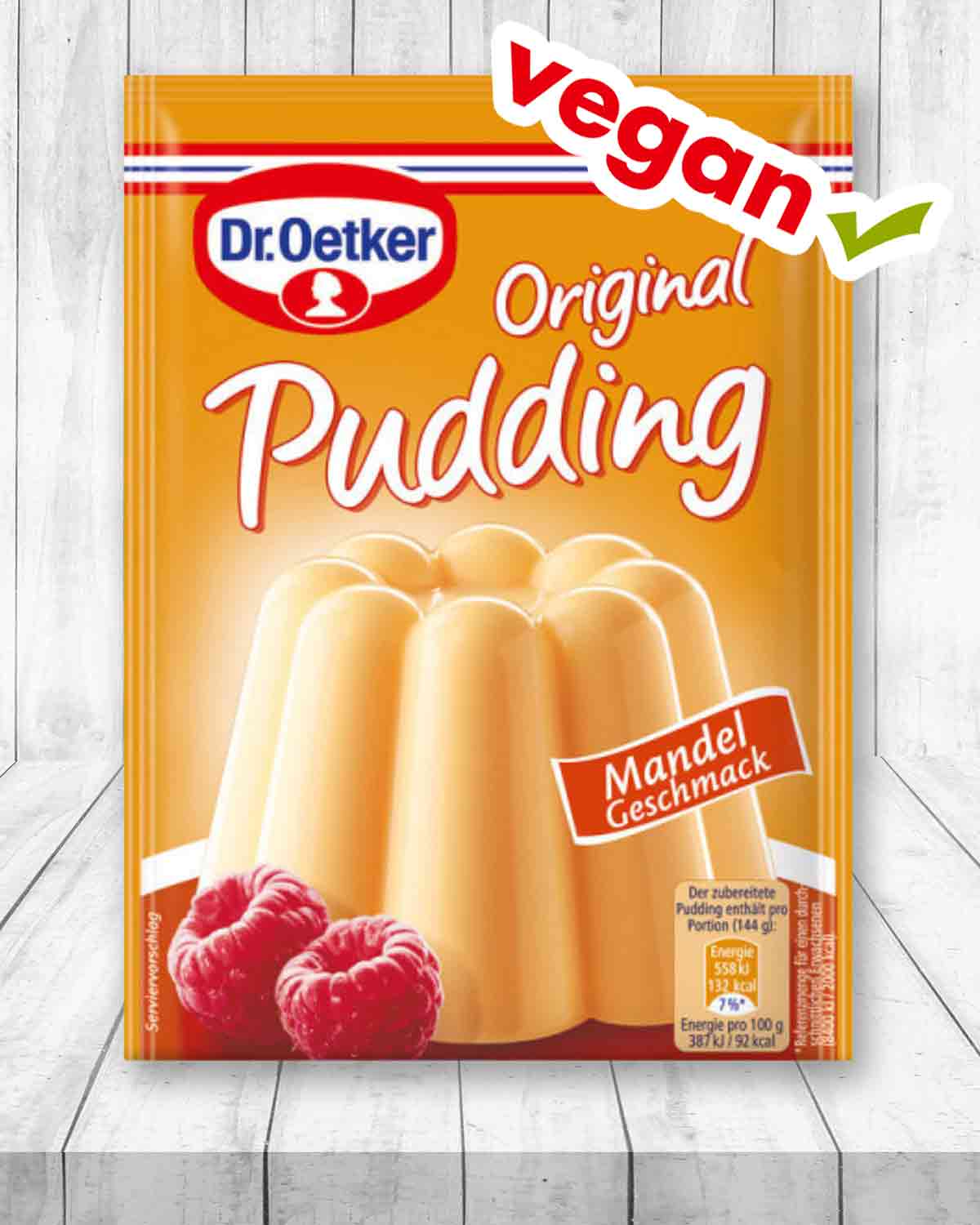 Dr. Oetker Original Pudding Pulver Mandel Geschmack
