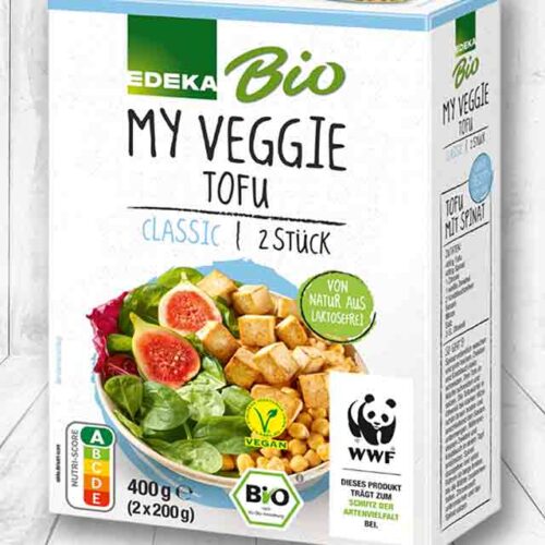 Eine Packung Natur Tofu von Edeka