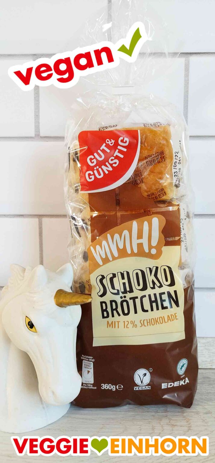 Vegane Schokobrötchen von Edeka