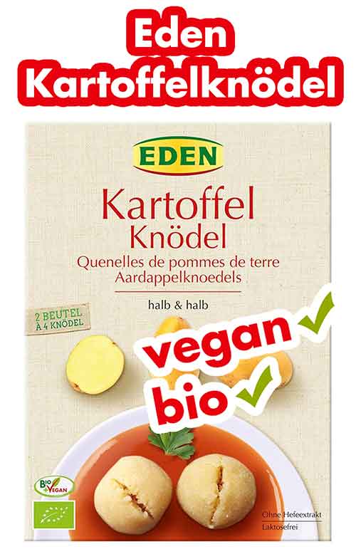 Eden Bio Kartoffelknödel halb und halb
