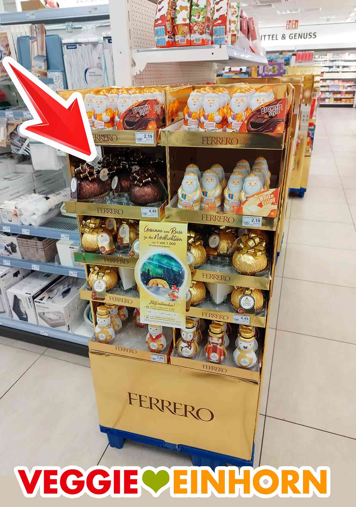 Grand Ferrero Rocher Zartbitter bei den Ferrero Weihnachtssüßigkeiten im Rossmann