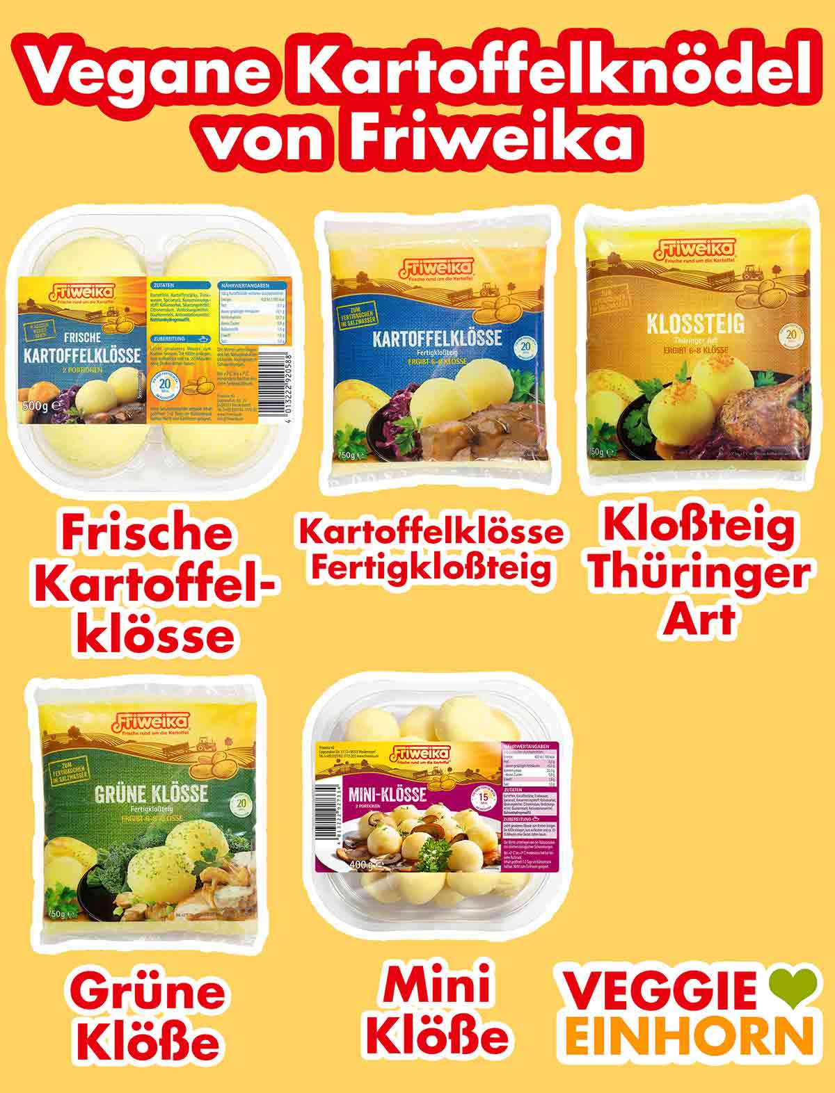 Vegane Kartoffelklöße von Friweika
