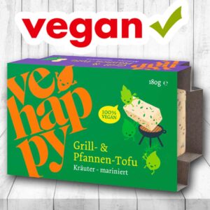 vehappy Grill- & Pfannen-Tofu mit Kräutern
