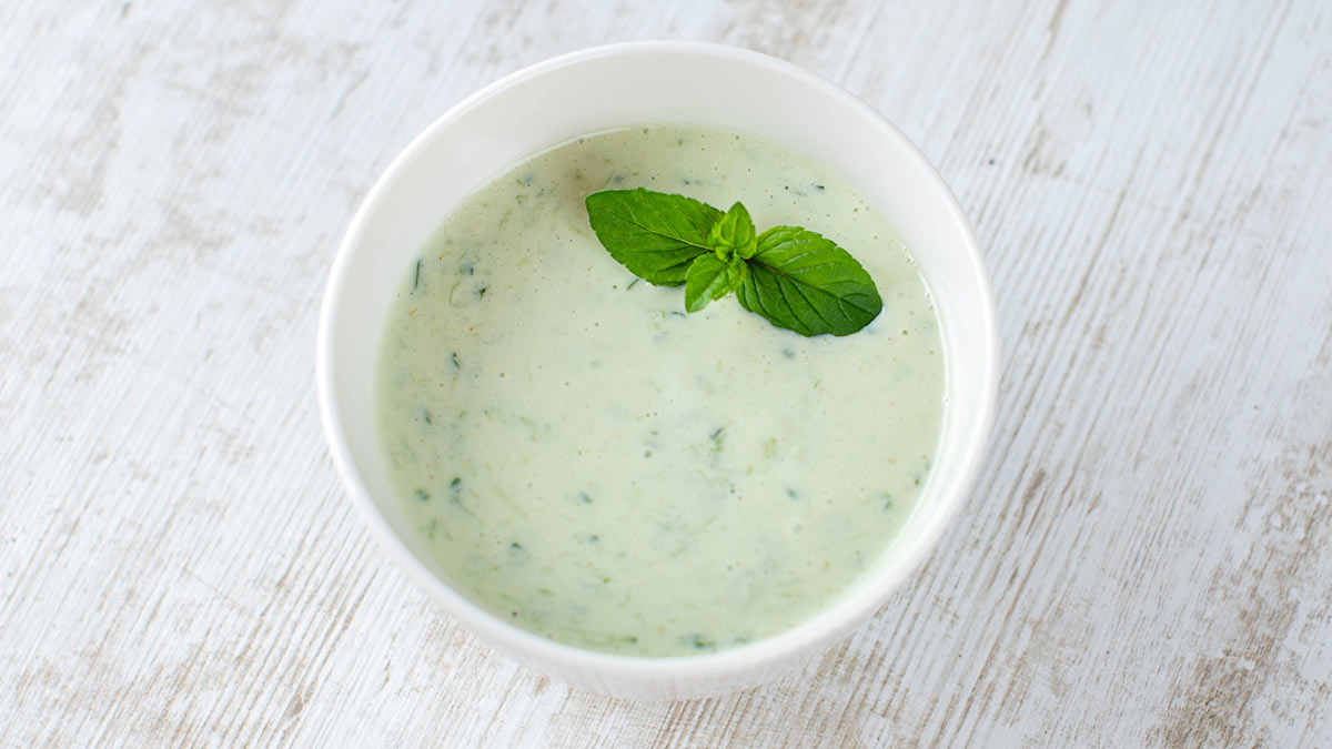 Gurken Raita mit Minze