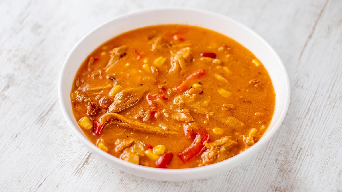 Vegane Gyrossuppe