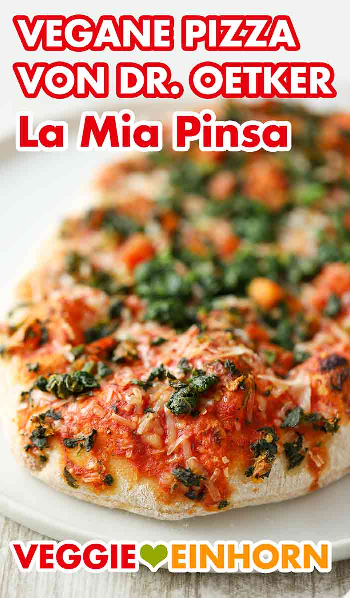 Die vegane Pizza La Mia Pinsa von Dr. Oetker 