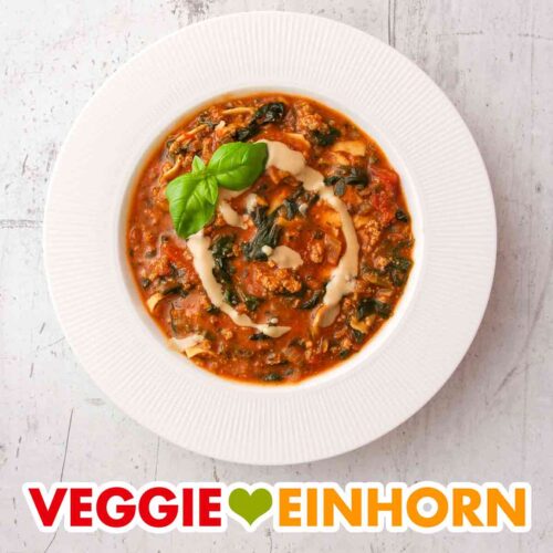 Vegane Lasagne Suppe