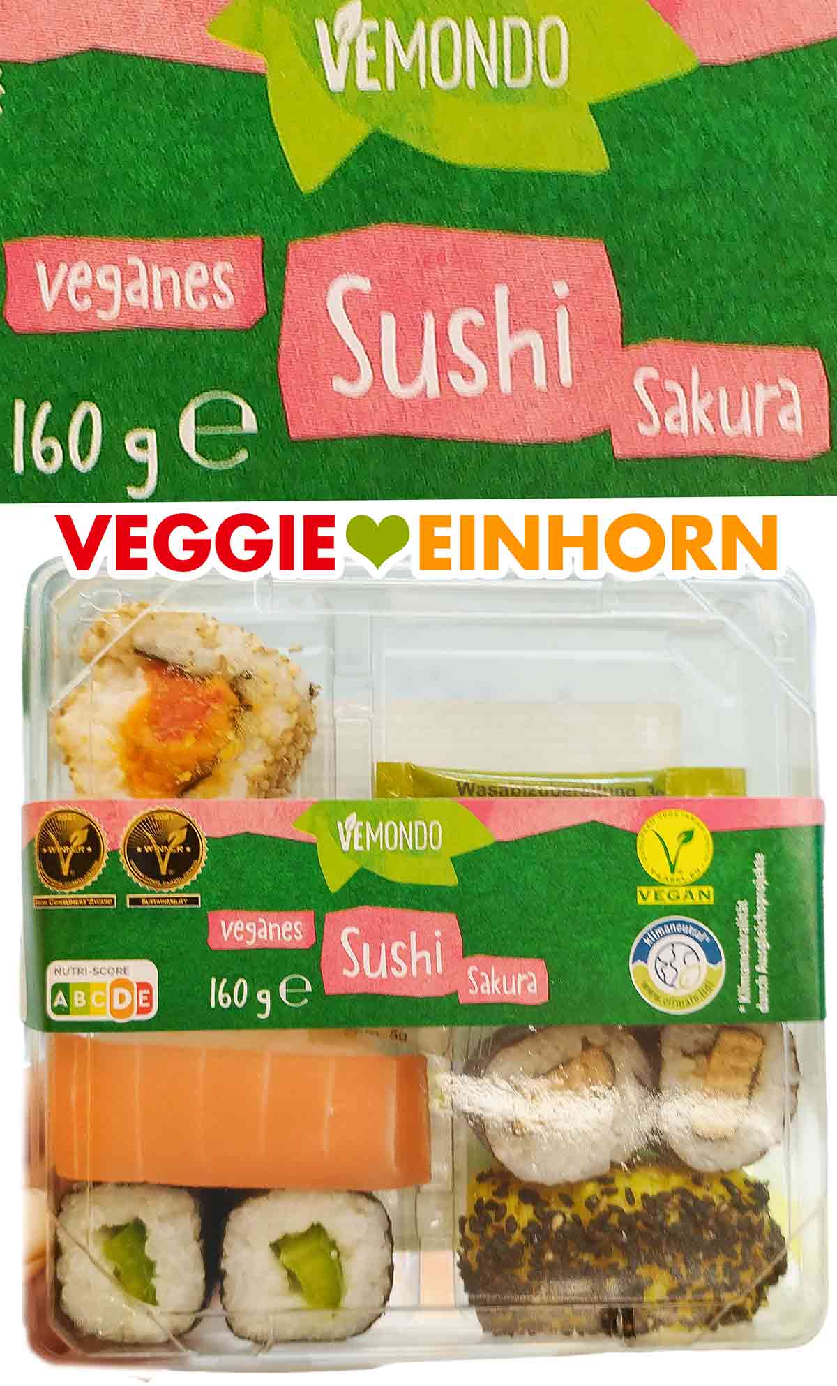 Vemondo Veganes Sushi Sakura von Lidl