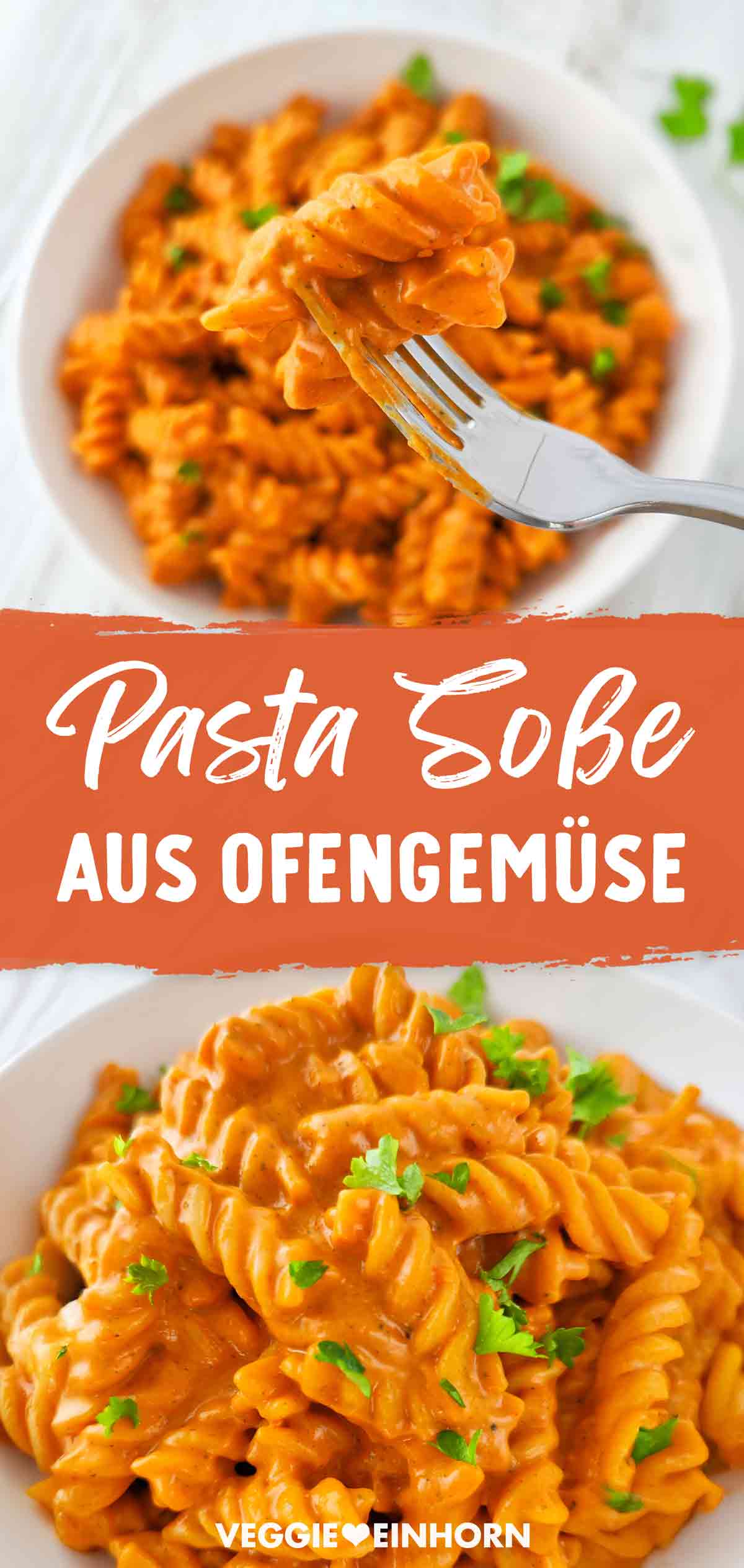 Pasta Sauce aus Ofengemüse (Gesunde Gemüsesoße für Nudeln)