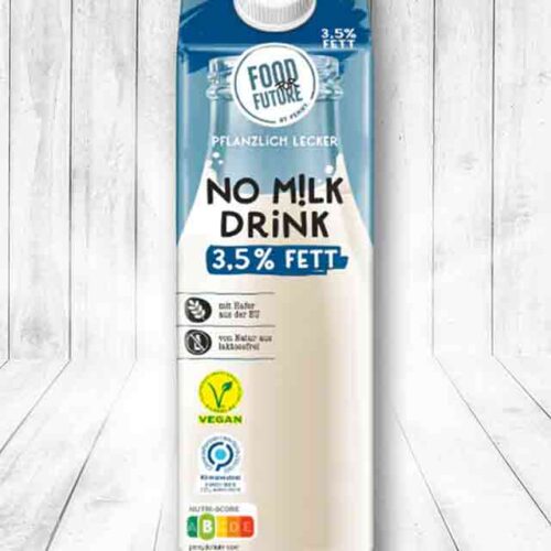 Eine Packung No Milk Drink von Penny