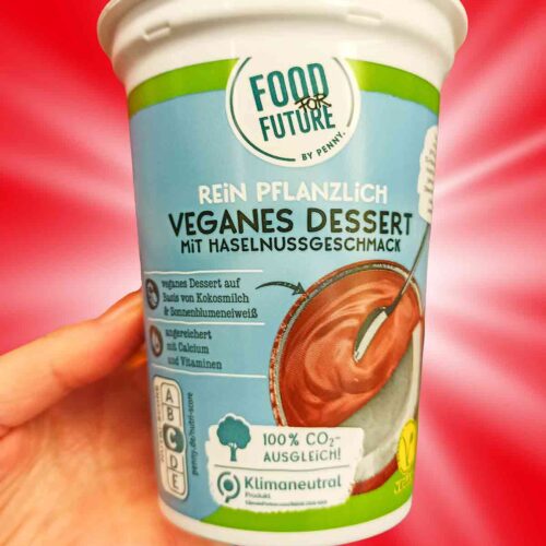 Veganes Dessert mit Hselnussgeschmack von Penny