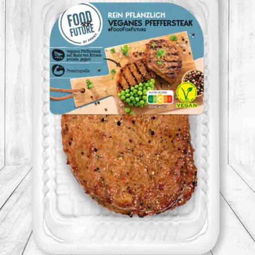 Veganes Pfeffersteak von Penny