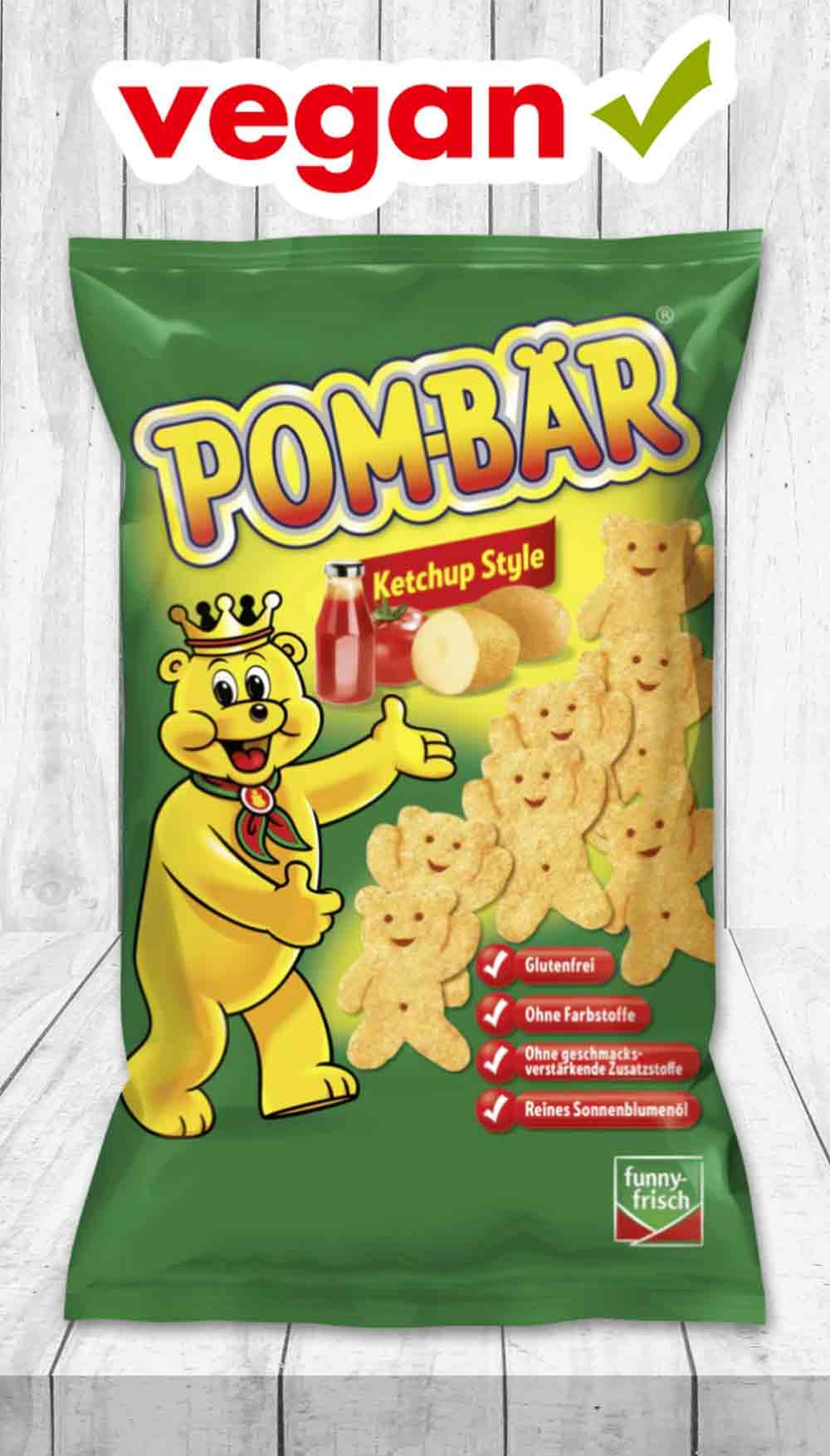Eine Tüte Pombären Ketchup