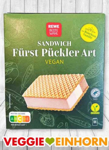 Rewe Beste Wahl Sandwich Fürst Pückler Art Vegan