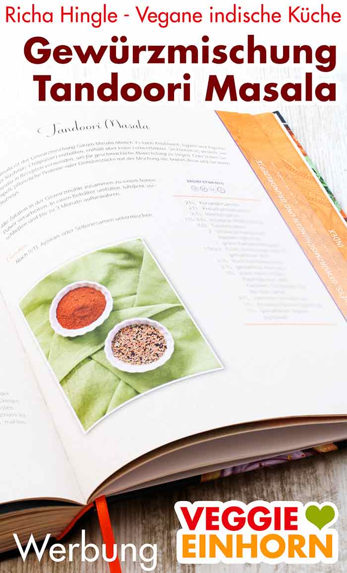 Rezept für die Gewürzmischung Tandoori Masala im indischen Kochbuch