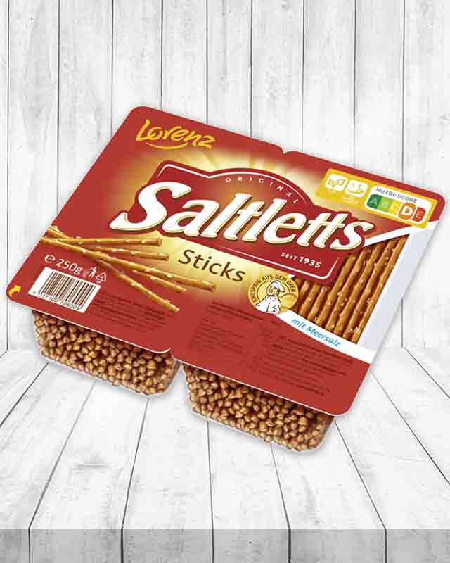 Eine Packung Lorenz Saltletts Sticks