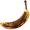 Sehr reife Banane