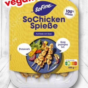 SoFine Vegane Hähnchenspieße