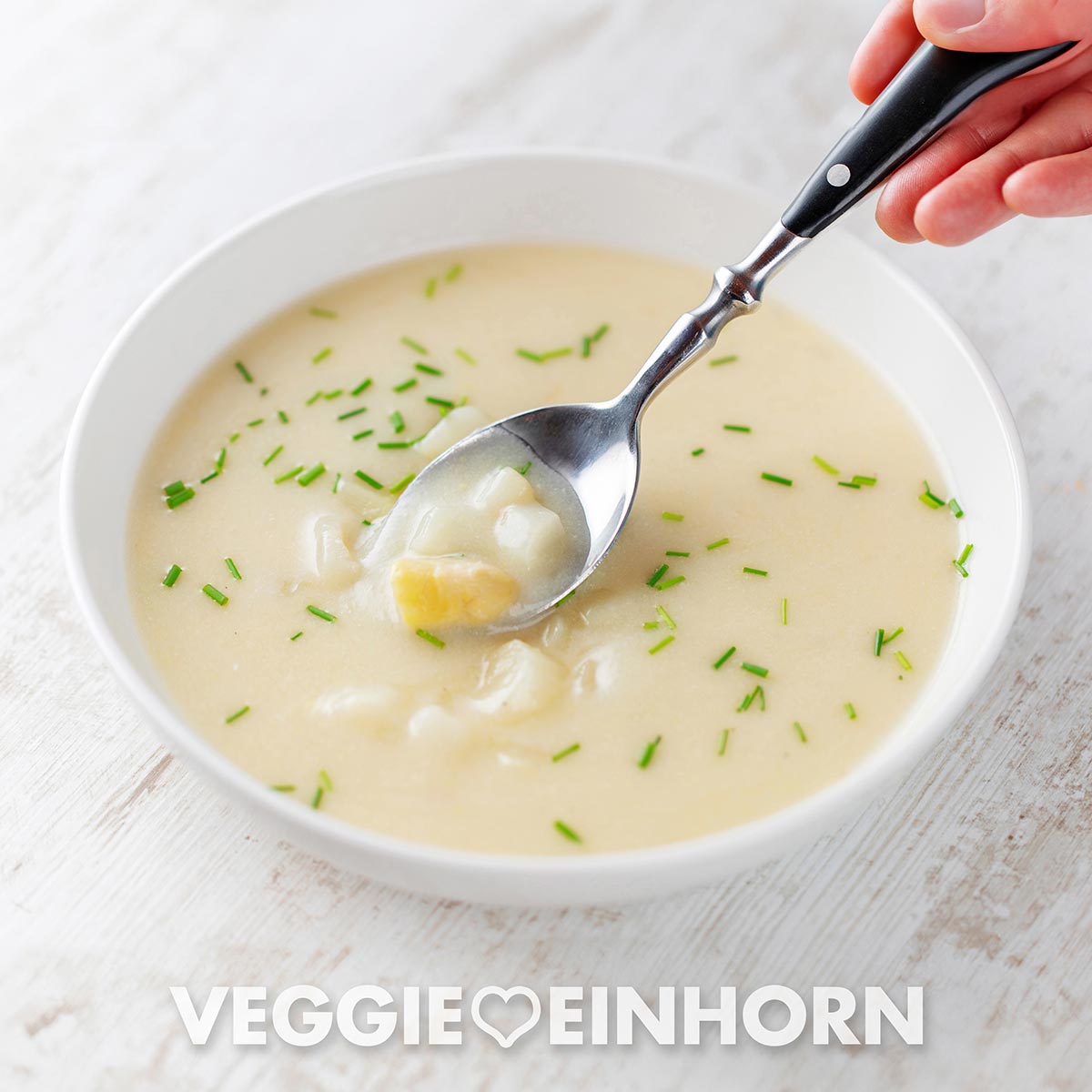 Vegane Spargelcremesuppe