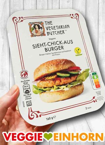 Vegane Sieht-Chick-Aus-Burger von The Vegetarian Butcher