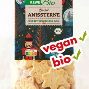 Vegane Bio Anissterne von Rewe Bio
